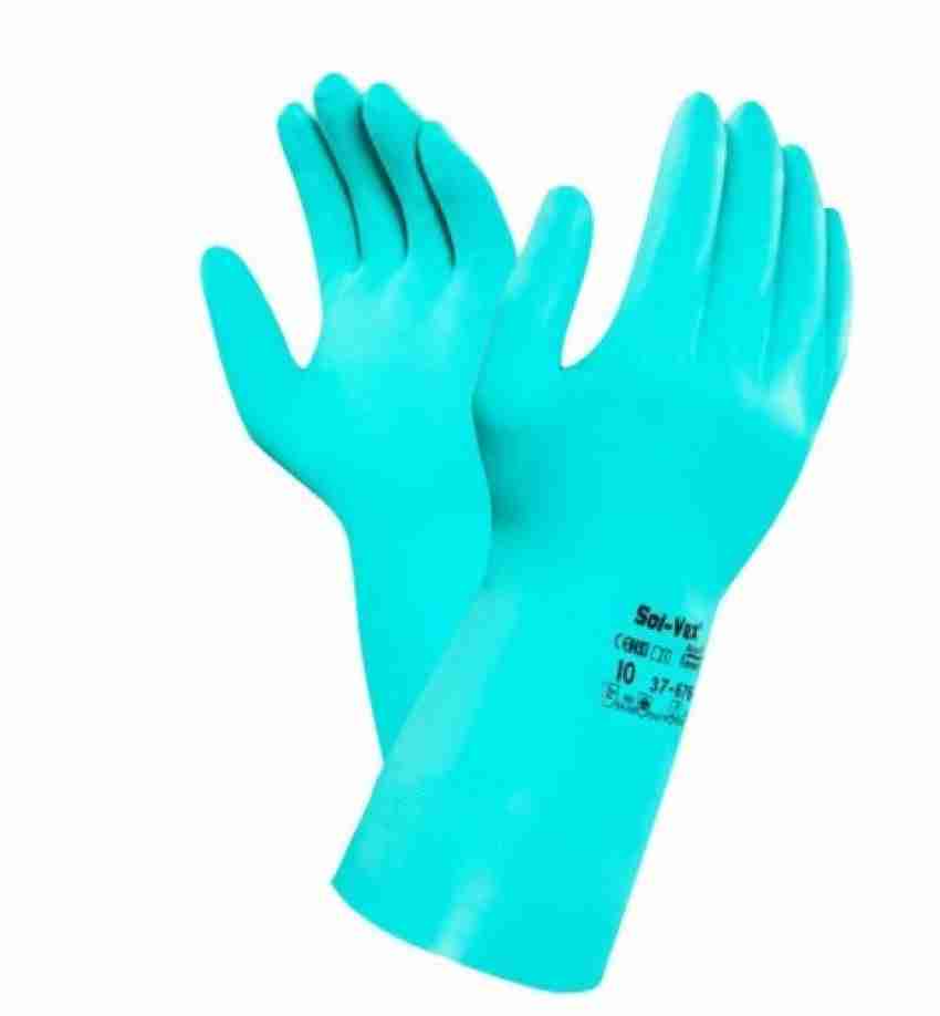 fortuner Hand Gloves | Anti Cut | Cut Resistant |Domestic TIGER Hand Gloves  (10 PAIRS) Nitrile Safety Gloves