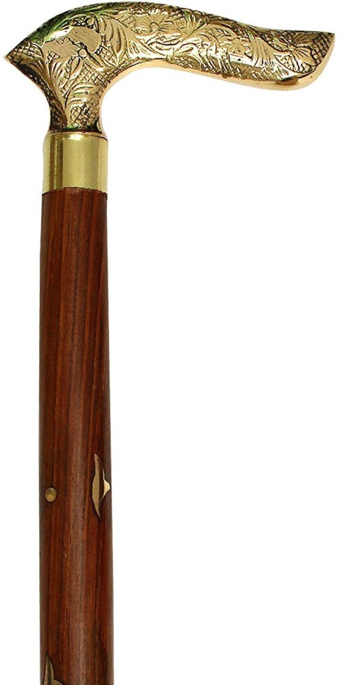Jk Handicrafts Handmade Wooden Folding Walking Stick 36 Inches -  Handcrafted Walking Cane with Brass Handle - Gifts Idea Walking Stick Price  in India - Buy Jk Handicrafts Handmade Wooden Folding Walking