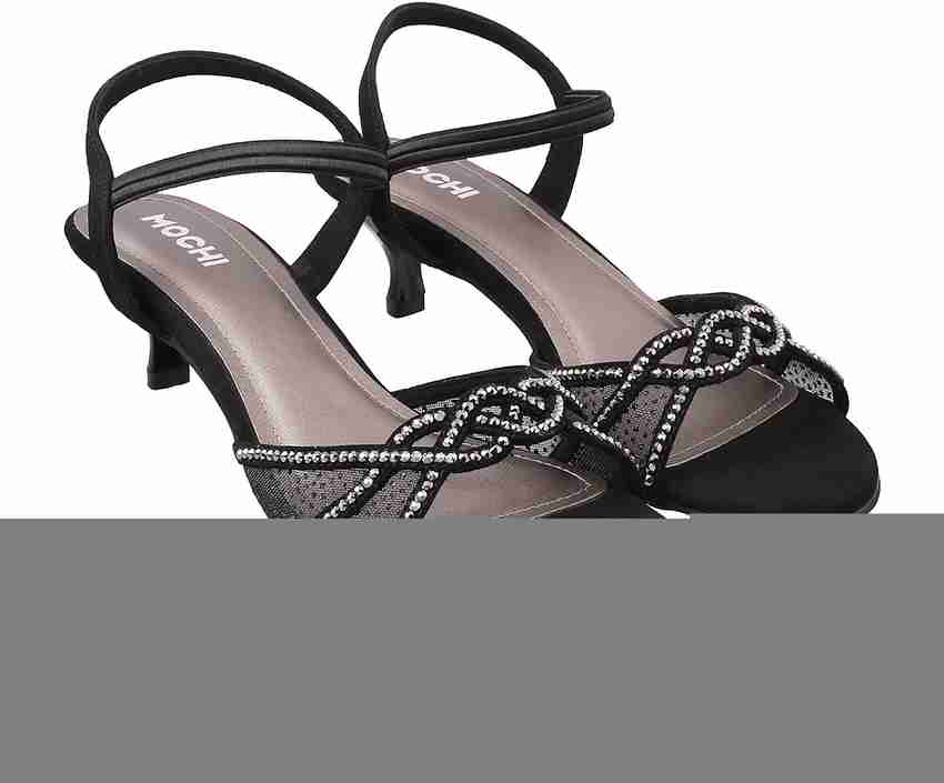Mochi black heels new arrivals