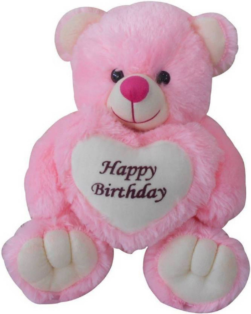 STJ SOFT TOYS Happy Birthday Teddy Bear for Baby Birthday gift