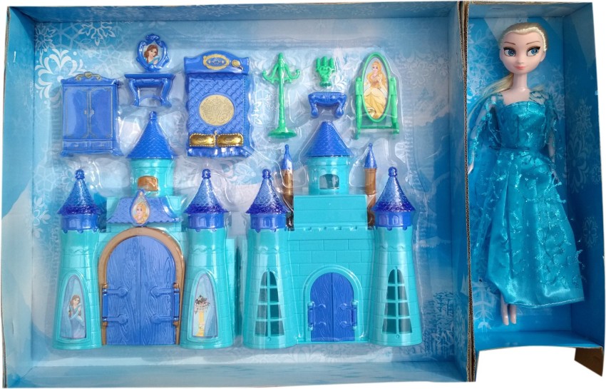 HALO NATION Fashion Frozen Complete Doll House play Set with