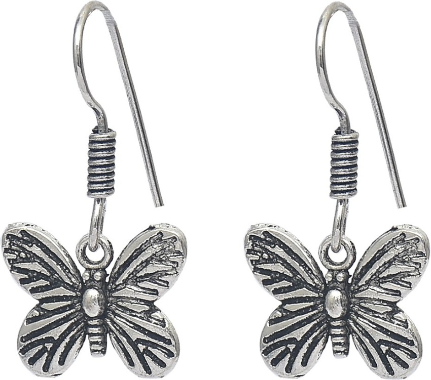  Buy SejalFashions Small Butterfly Oxidized Silver