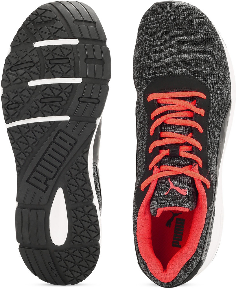 PUMA Valor Knit Sneakers For Men Buy Puma Black Red Blast Color