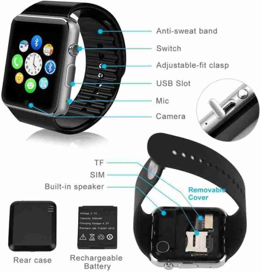 Lcd cheap smartwatch a1