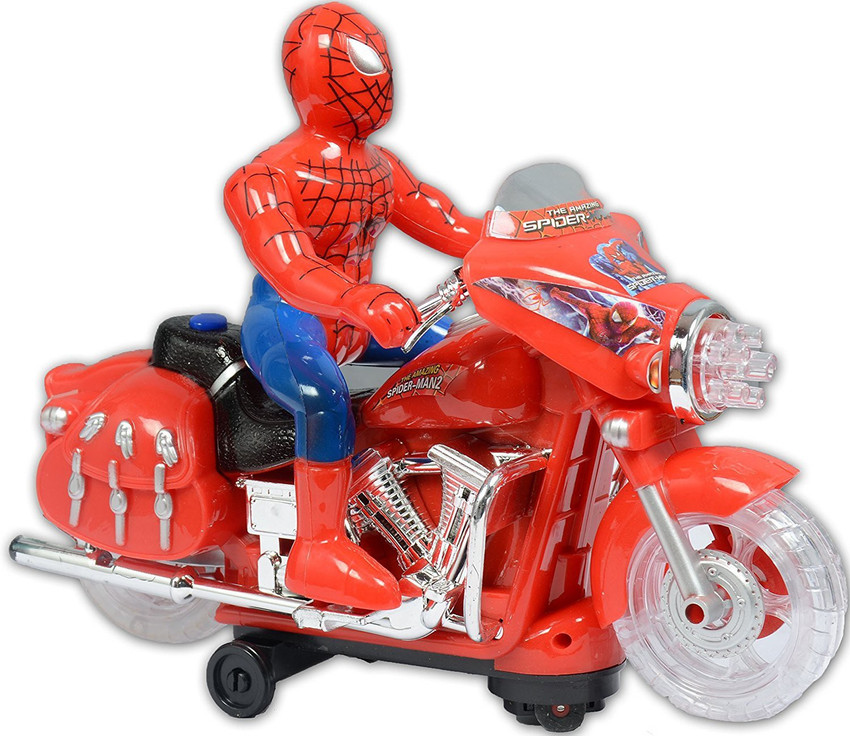 Spiderman and deals bike