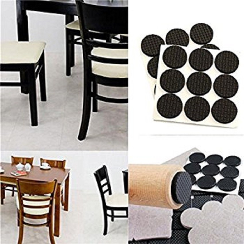 Ezprotekt 24 PCS Wrap-Around Felt Furniture Pads with Hook and  Loop Fasteners, Non-Slip Chair Sled Floor Protectors, Floor Glides Tubing  Protectors fits Most Chair Rails, Prevent Scratches (Black) : Everything  Else