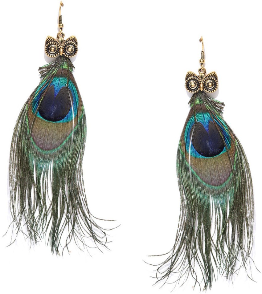 Discover more than 94 peacock feather earrings etsy - esthdonghoadian