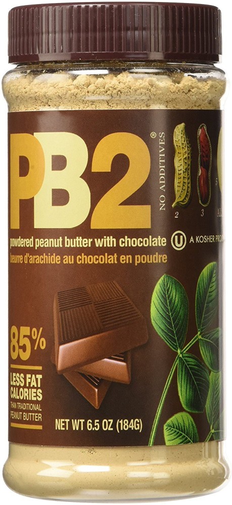 PB2 POWDERED PEANUT BUTTER CHOCO comes in a bottle with 6.5 oz.