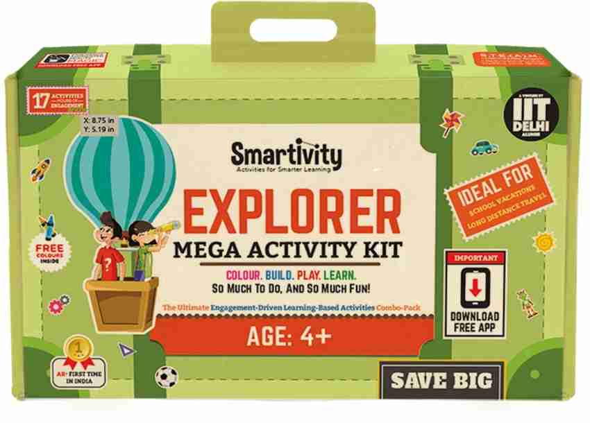 Smartivity Explorer Mega Activity Kit Price in India Buy Smartivity Explorer Mega Activity Kit online at Flipkart