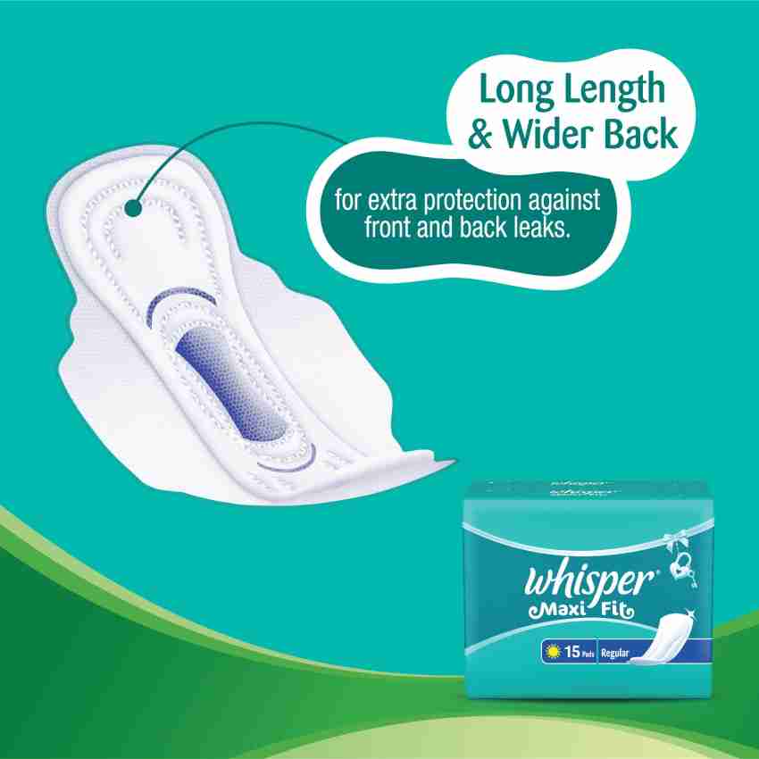 Whisper Maxi Fit Sanitary Pads at Rs 74.77/packet, Whisper Pads in Nagpur