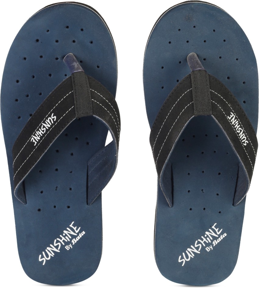 SUNSHINE Men PUNCHES Flip Flops Buy BLUE Color SUNSHINE Men