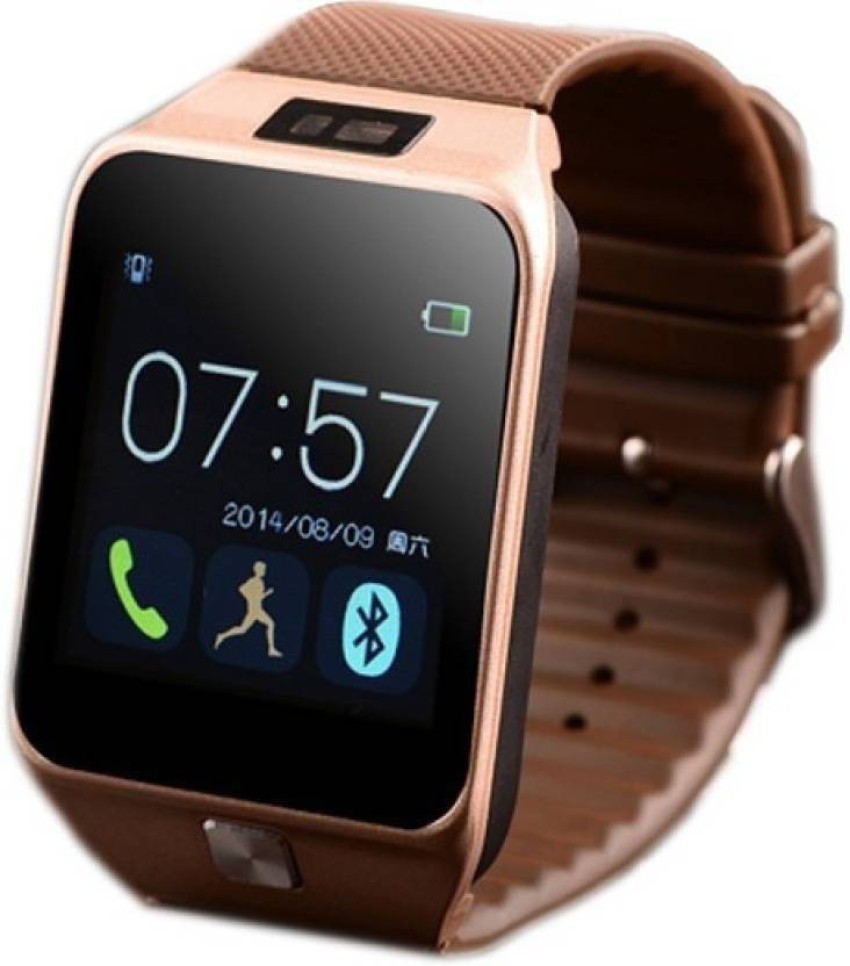 Dz09 store smartwatch gold