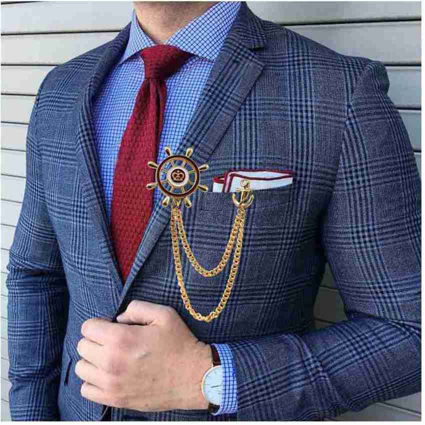 Collar best sale brooch pin