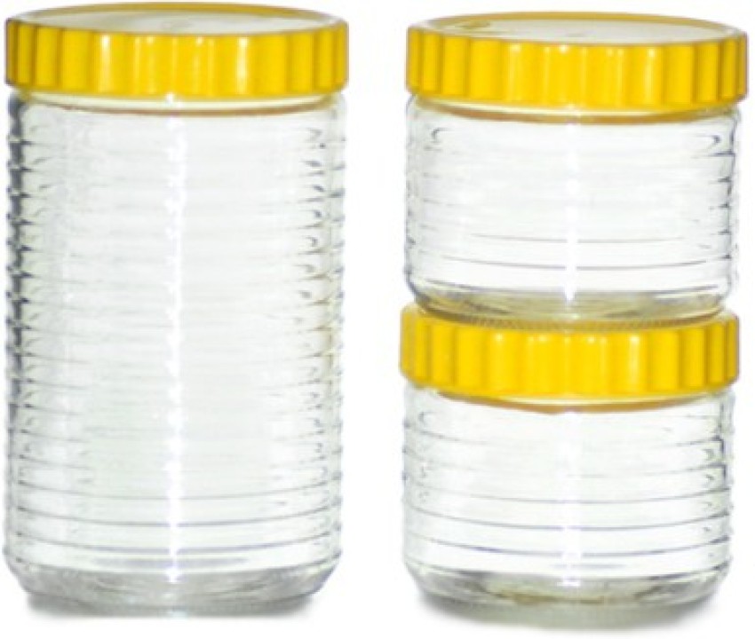 Buy Yera Glass Jar/Container With Golden Metal Lid - Dishwasher