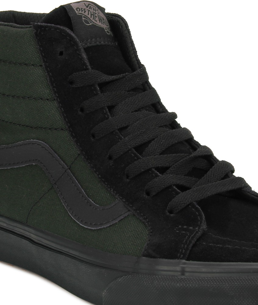 Vans sk8 hotsell hi black india