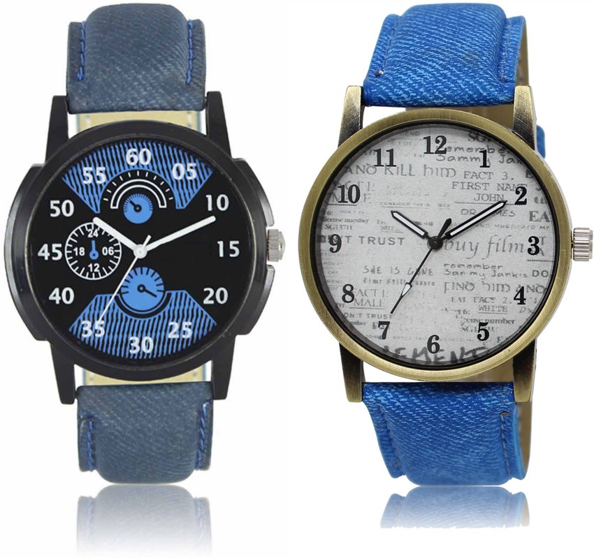 Remix mens watch hot sale blue face