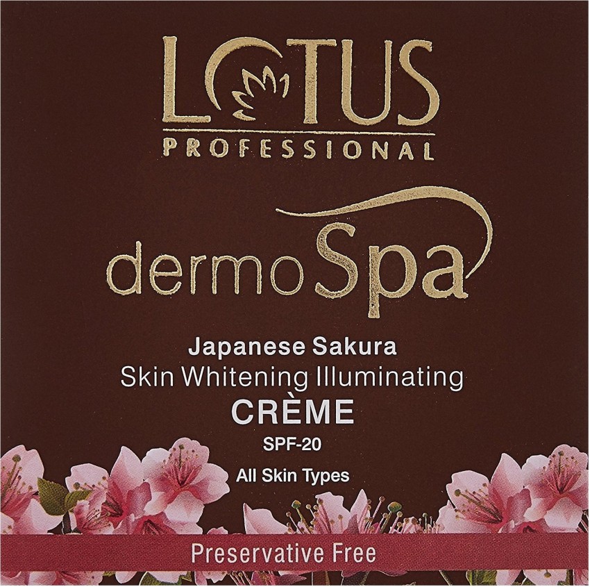 Lotus Professional Dermo Spa Japanese Sakura Skin Whitening