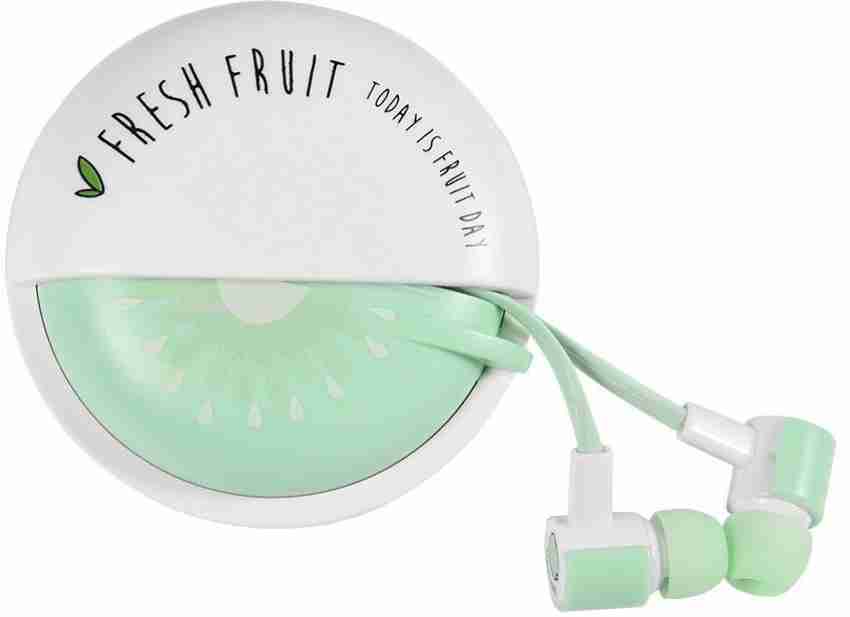 SHRIH Earphones Cute Fruit Candy theme Earphone with Mic and Hard