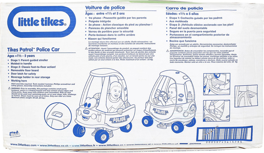 Little tikes car dimensions on sale