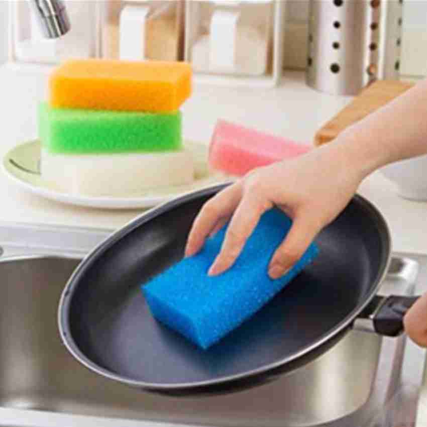 4pcs Washing Cleaning Sponges Multi-Functional Scouring Pads for