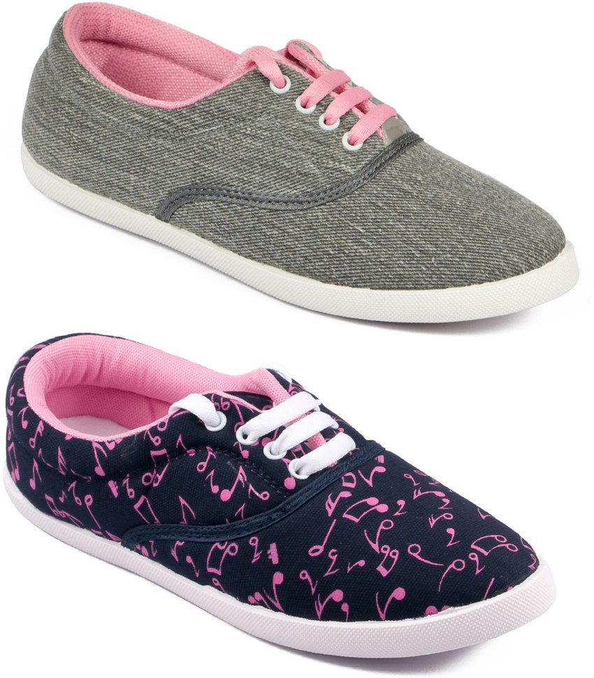 Ladies canvas shoes flipkart store