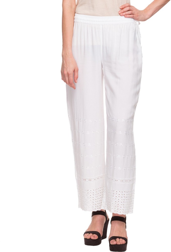 SRISHTI by fbb Women White Trousers - Buy SRISHTI by fbb Women White  Trousers Online at Best Prices in India