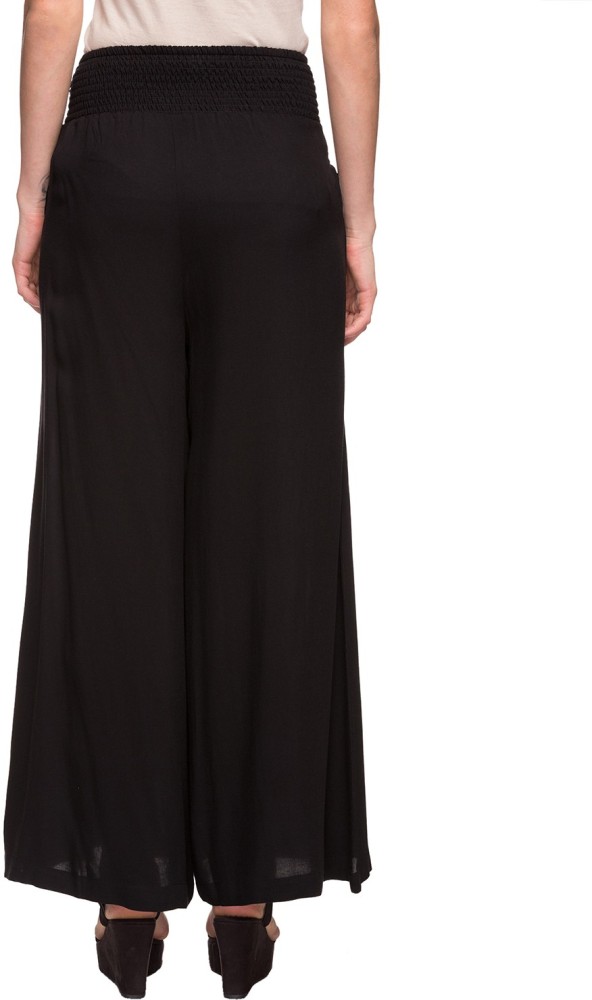 Polyester Regular Fit Ladies Black Palazzo Pant at Rs 260 in Pune