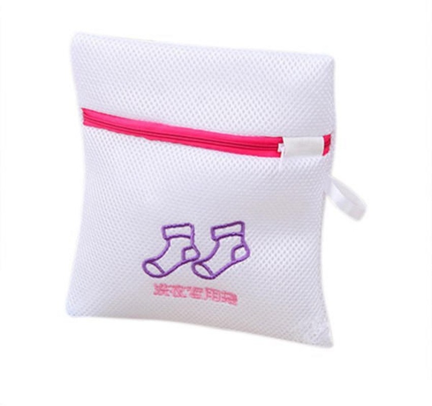 Kanha 5 Zipped Mesh Washing Bag Hole Basket Underwear Bra Socks T