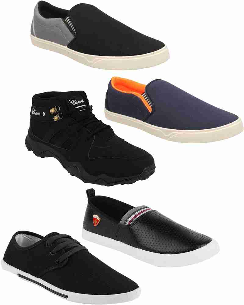 Chevit Combo Pack of 5 Casual Sports Shoes Sneakers and