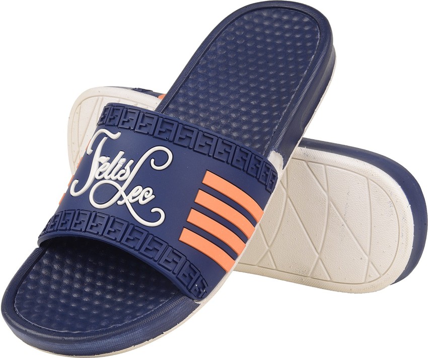 ILU Men Men s Casual Slide Slippers Blue Rubber Size 9 Slides