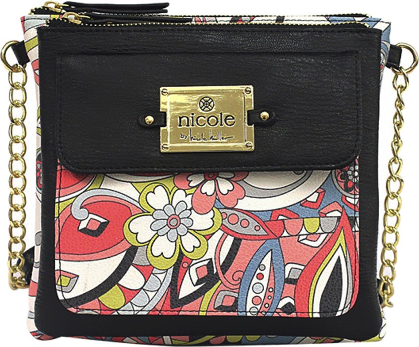 Nicole Miller Multicolor Sling Bag 7499 Assorted Price in India