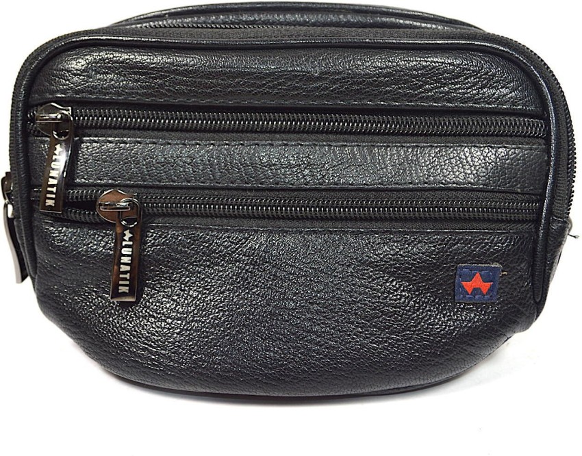 MULTI POCKET BELT BAG - Black