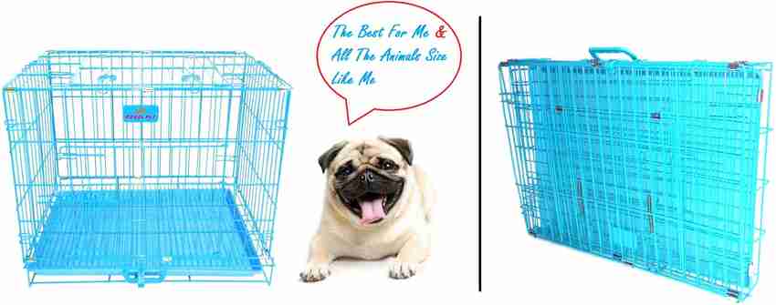 ROYAL PET Dog Cage 24 Inch Only Suitable For Pug s Size Dog Made Up of Strong Good Quality Material Dog Cat Rabbit House Price in India Buy ROYAL