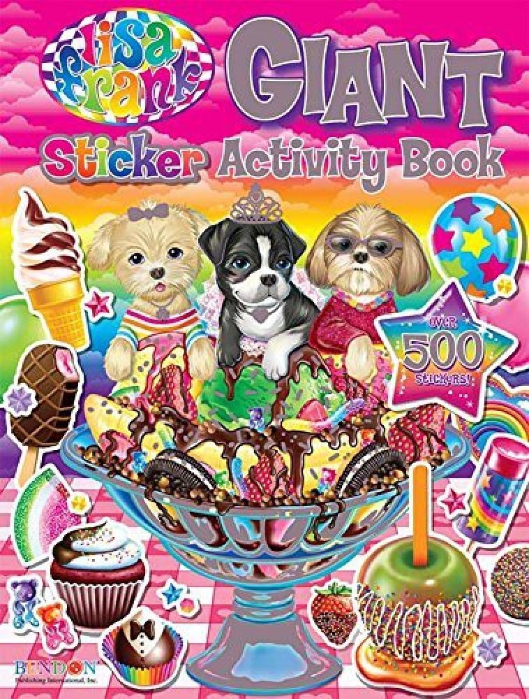 Lisa Frank Coloring Book & Stickers - Adult Coloring Books