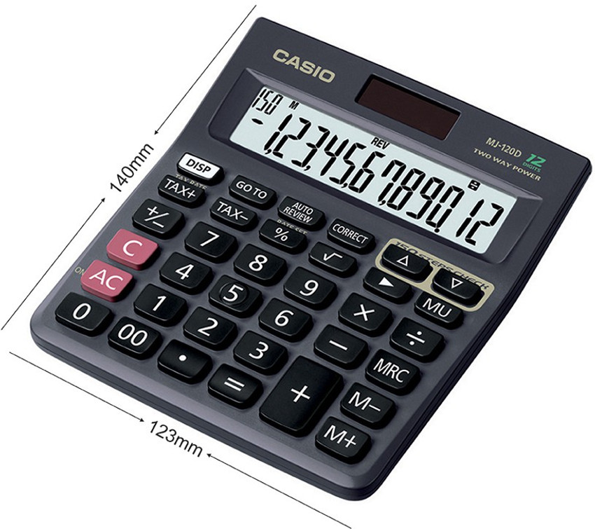 Flipkart CASIO MJ 120D Desktop Basic Calculator Basic