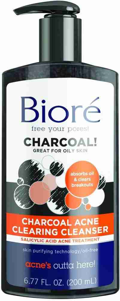 Biore acne shop charcoal cleanser