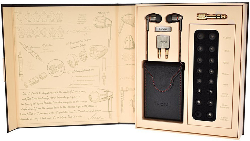 1More Quad Driver High Resolution Certified Earphones with MIC