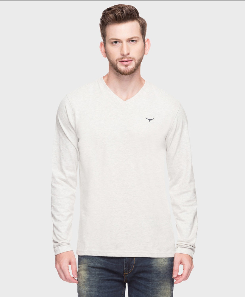white full sleeve t shirt flipkart