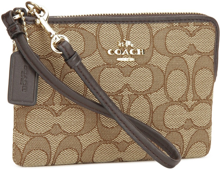 COACH Casual Brown Clutch LIC7C Price in India Flipkart