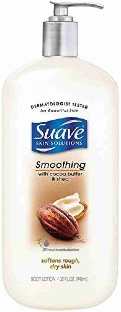 Unilever Suave Skin Solutions Body Lotion Smoothing With Cocoa Butter With  Shea - Price in India, Buy Unilever Suave Skin Solutions Body Lotion  Smoothing With Cocoa Butter With Shea Online In India