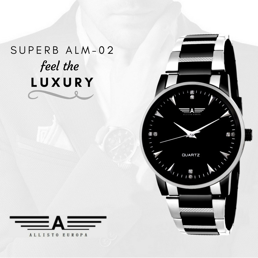 Allisto Europa Black pearl premium quality Analog Watch For Men Buy Allisto Europa Black pearl premium quality Analog Watch For Men AL 02 Online at Best Prices in India Flipkart