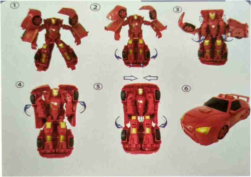 IndusBay Avengers SuperHero IronMan Autobots Transformers Car