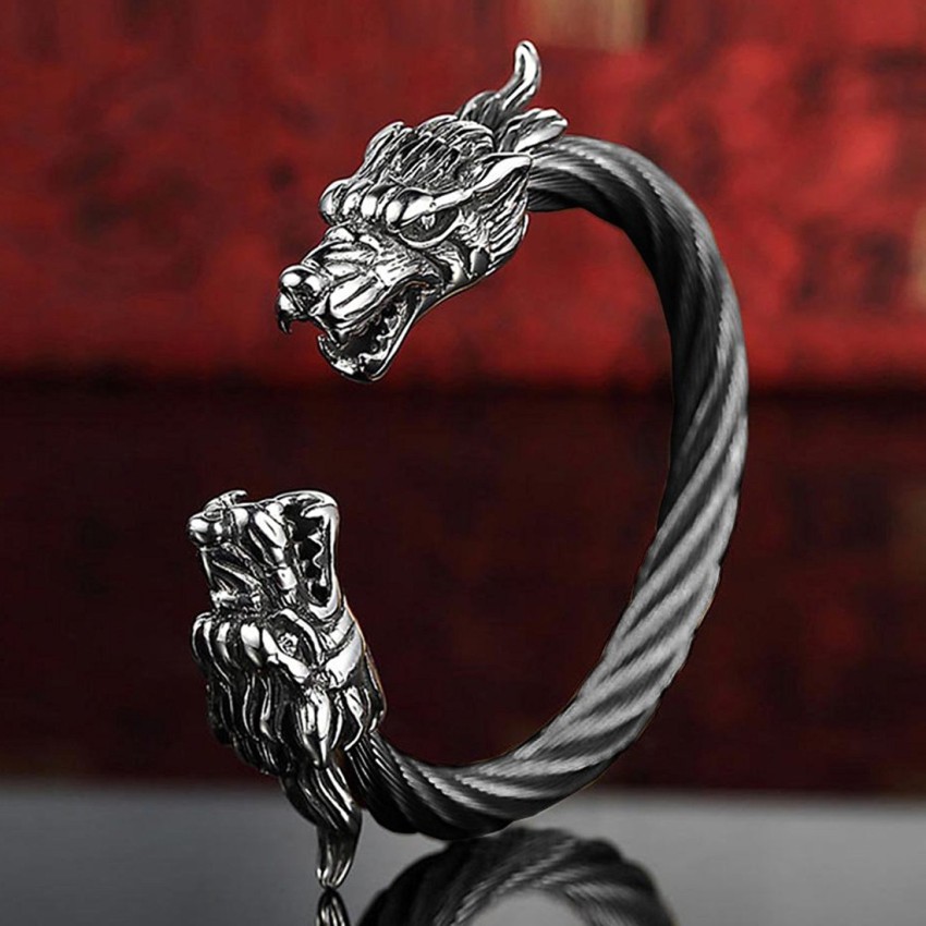 Buy Carat Sutra RARE PRINCE Exclusive 925 Sterling Silver Dark Vintage Dragon  Bracelet for Men  Bracelets For Men  Boys  With Certificate of  Authenticity and 925 Hallmark at Amazonin