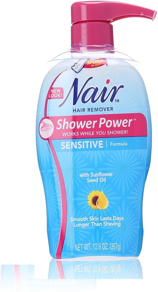 Nair Glides Away Sensitive Formula Hair Remover for Bikini, Arms &  Underarms with 100% Natural Coconut Oil plus Vitamin E, 93 g 