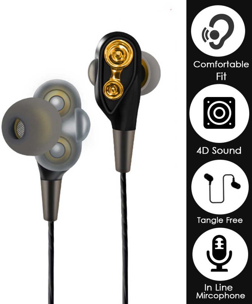 PTron Boom 4D Earphone Wired Headset Price in India Buy PTron