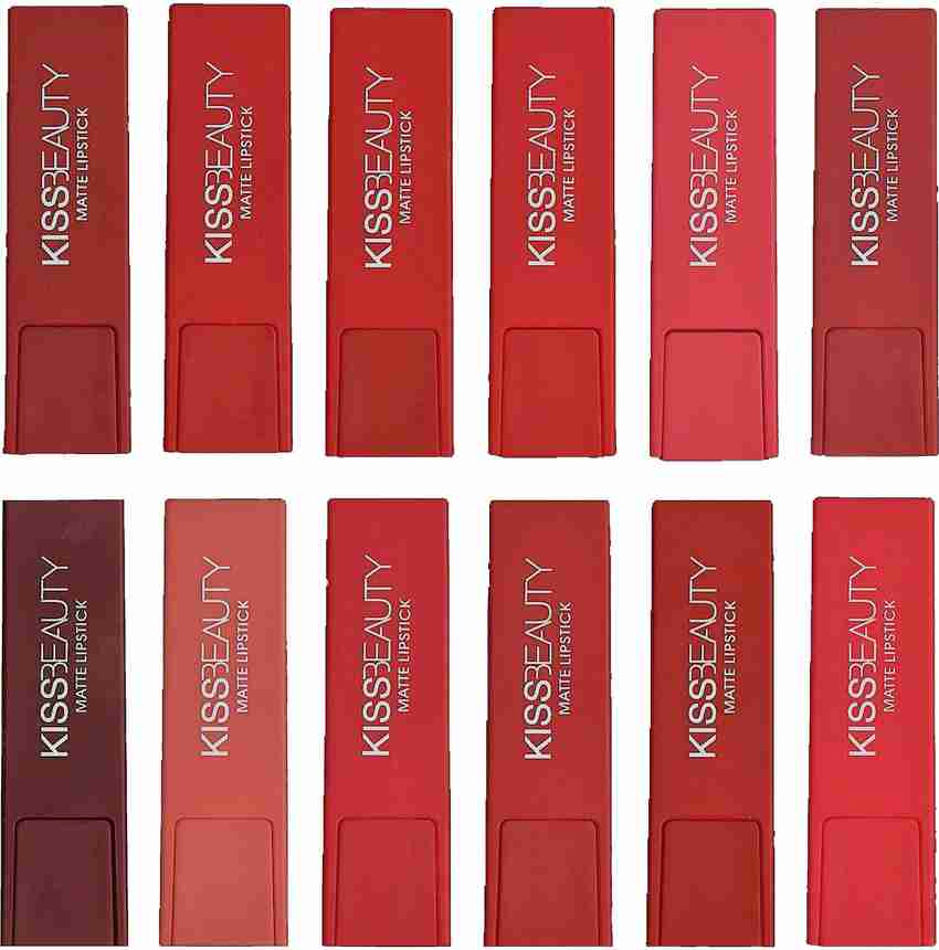 Kiss Beauty Matte Lipsticks Price in India Buy Kiss Beauty