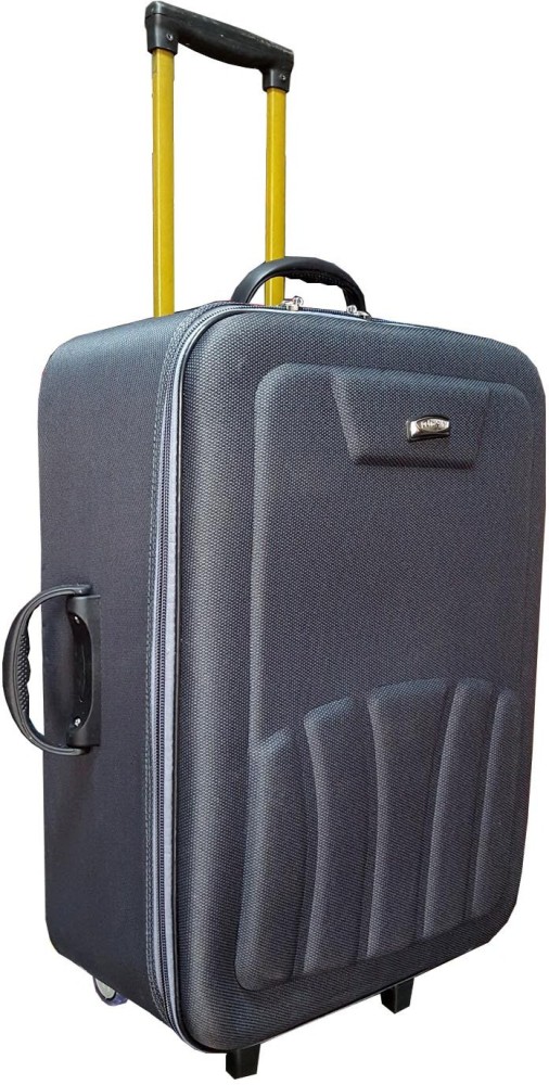 Polo A1 Travel Light Check in Suitcase 3 Wheels 24 inch Grey Price in India Flipkart