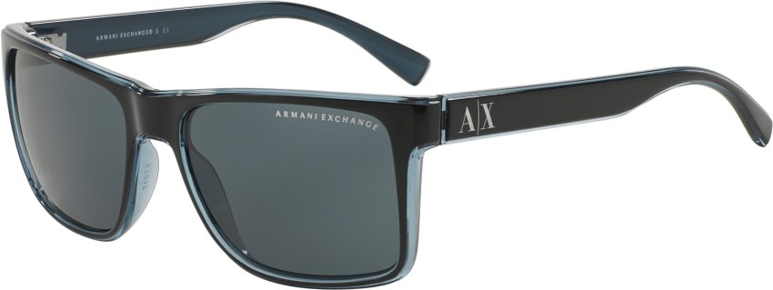 Buy A X ARMANI EXCHANGE Wayfarer Sunglasses Grey For Men Women