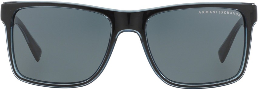 Buy A X ARMANI EXCHANGE Wayfarer Sunglasses Grey For Men Women