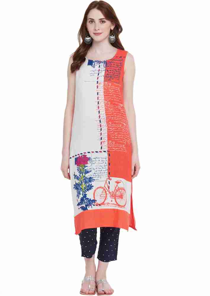 Rangmanch by Pantaloons Women Floral Print Straight Kurta - Buy Rangmanch  by Pantaloons Women Floral Print Straight Kurta Online at Best Prices in  India